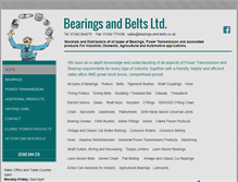 Tablet Screenshot of bearings-and-belts.co.uk